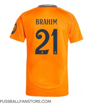 Real Madrid Brahim Diaz #21 Replik Auswärtstrikot 2024-25 Kurzarm